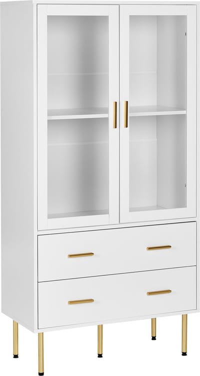 MILORA - Buffetkast - Wit - MDF