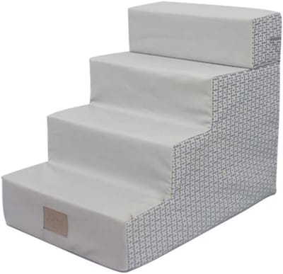 Huisdier Trappen - Hond Kat Ladder - Huisdier Hulp - Afneembare Constructie - 40x60x50 cm - Grijs