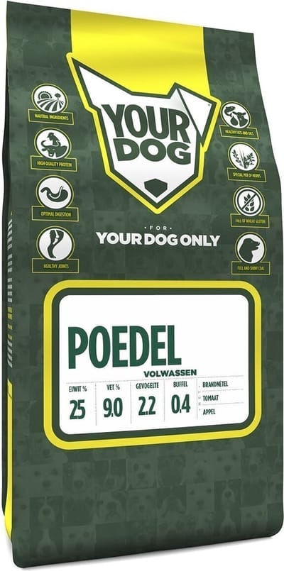 Yourdog Poedel Rasspecifiek Adult Hondenvoer 6kg | Hondenbrokken