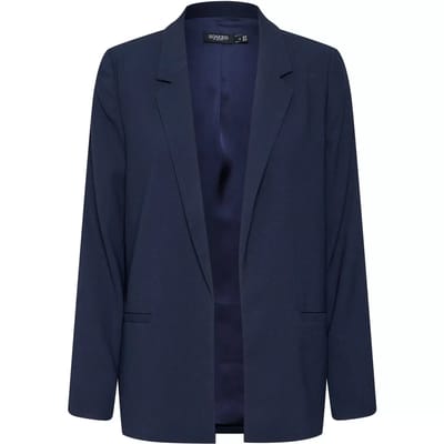 SOAKED IN LUXURY SLShirley Blazer LS - Night Sky Dark Blue