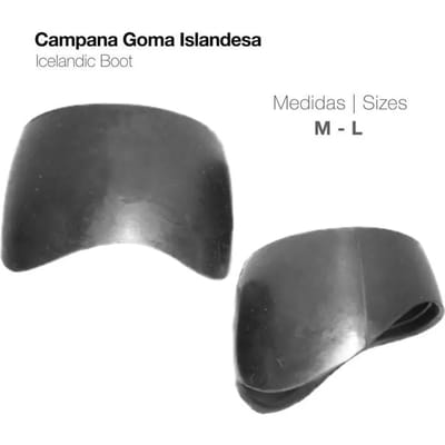 Cloches voor IJslandse paarden in rubber Zaldi 42020