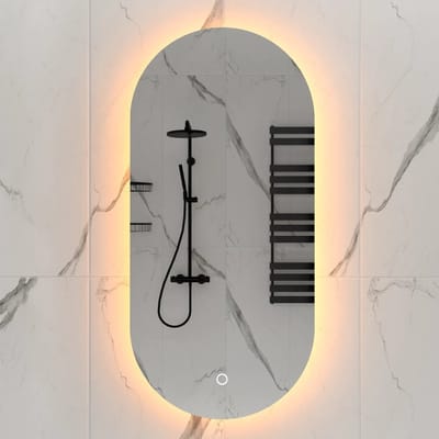 DutchLine - Alura Ovaal Luxe Indirecte LED Spiegel - 45