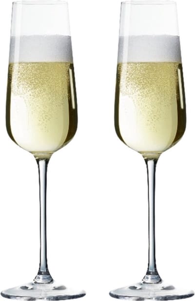 Spiegelau Capri Champagneglazen - 250ml - Set van 4 Stuks - Kristalglas - Luxe en Elegant