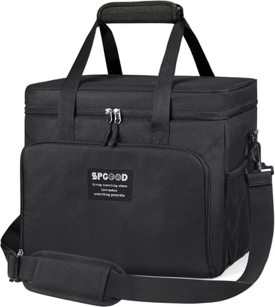 Koeltas 30 Liter - Grote Geïsoleerde Thermische Tas en Picknicktas - Opvouwbare Diepvriestas en Boodschappentas voor Strand, Picknick, Camping, BBQ en Kantoor