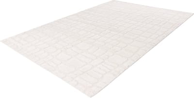 Lalee Lotus vloerkleed geometrisch tapijt bohemienstijl scandinavisch karpet hoog laag polig 120x170 cm ivory gebroken wit