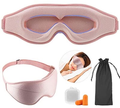 Ergonomisch 3D Slaapmasker - Zacht Oogmasker voor Volledige Duisternis en Comfort