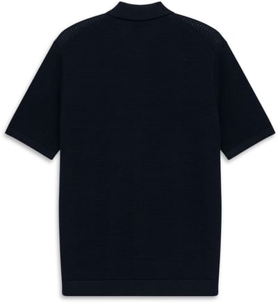 Bugatti - Vest Blauw Bugatti Herren Polo 1/2 Arm Blauw 7100-15536e