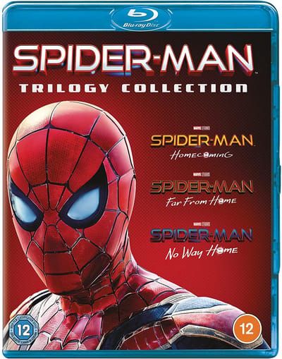Spider-Man: Homecoming/Far From Home/No Way Home ( Blu-Ray) Import geen Nederlandse Ondertiteling