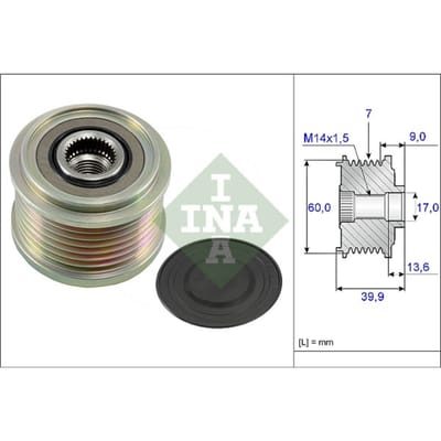 Schaeffler Ina Generator vrijloop INA 535 0215 10