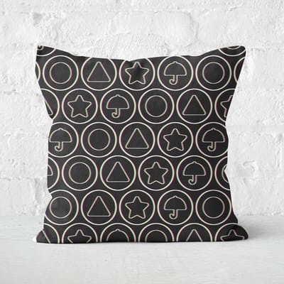 Squid Game Honeycomb Glitch Square Cushion - 50x50cm - Soft Touch
