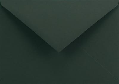 Gladde groene enveloppen A6 - 114 x 162 mm - 25 stuks - NK natgelijmde - 120 gram - Keaykolour - Netuno