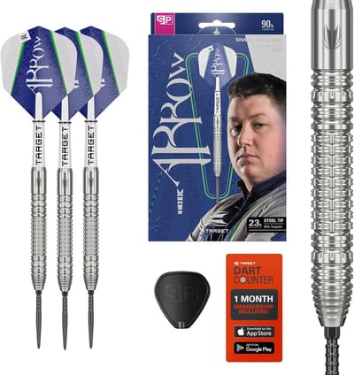 90% Tungsten Steeltip Dart Set - Perfecte Grip en Professionele Afwerking