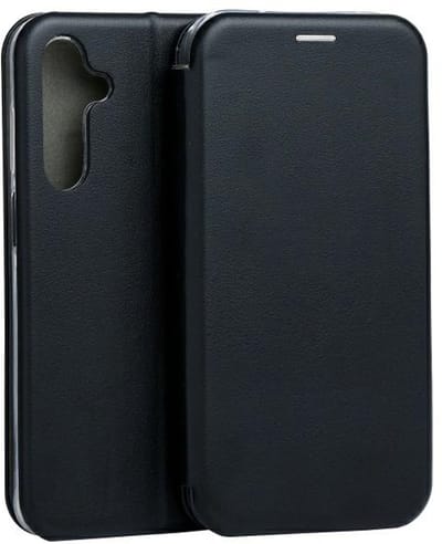 Beline Etui Book Magnetic - Samsung Galaxy M35 - Zwart - Synthetisch Leer - Bescherming