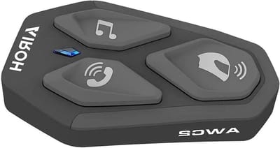 Bluetooth Communicatie - Draadloos Systeem - Motor Communicatie - Tot 500 Meter Bereik - 40mm Luidspreker - Zwart