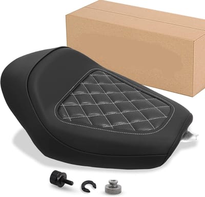 Motorfiets Zitkussen - Motorzadel Pad - Comfortabel Rijden - Zon- en Waterdicht - 1.58 kg - Wit