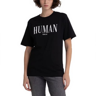 Replay W3698d.000.23188p T-shirt Met Korte Mouwen Zwart XS Vrouw