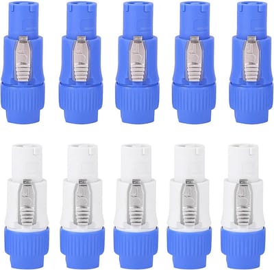 Set van 10 Stekkers voor Audio en Stroomverbinding - 3-Pin Speaker Connector