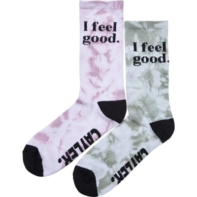 Cayler & Sons - Feelin Good 2-Pack Sokken - 43/46 - Groen/Paars