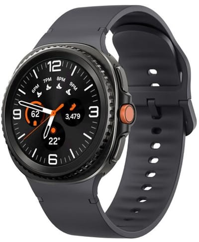 By Qubix - smartwatch bandje - Compatible Samsung bandje - Soft siliconen band - Maat: S/M - Donkergrijs - Geschikt voor Samsung Galaxy Watch 9 (40/44mm) - Watch 8 (40/44mm) - Watch 8 Classic (46mm)