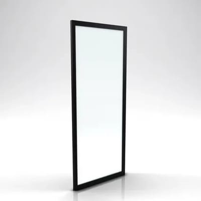Aurlane - Inloopdouche Factory 90 X 200cm - Zwart Profiel - 6 Mm Helder Glas