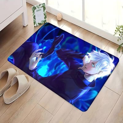 Jujutsu Kaisen Satoru Gojo Hal Tapijt Wasbaar Antislip Woonkamer Sofa Stoelen Gebiedsmat Keuken Deurmat Gebiedskleed 40x60 cm
