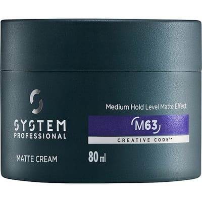 System Professional Lipid Code Man Matte crème M63 Haarcrème & stylingcrème Heren 80 ml