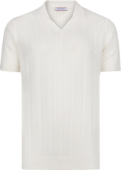 Felix Hardy Polo Shirt Korte Mouwen 100% Katoen Heren Ecru - Xl