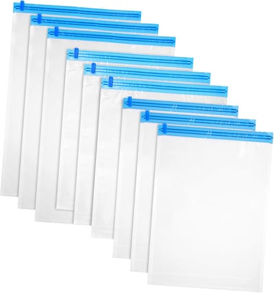 Vacuüm Opbergzakken - Compressiezakken Ruimtebespaarders - Reizen Kleding Opslag - Zonder Pomp Te Rollen - 60x40CM - Zoals Afgebeeld