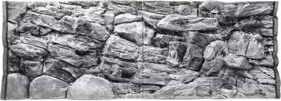 Ceramicnature Achterwand Aquarium 1,46 Meter Polyester Grijs