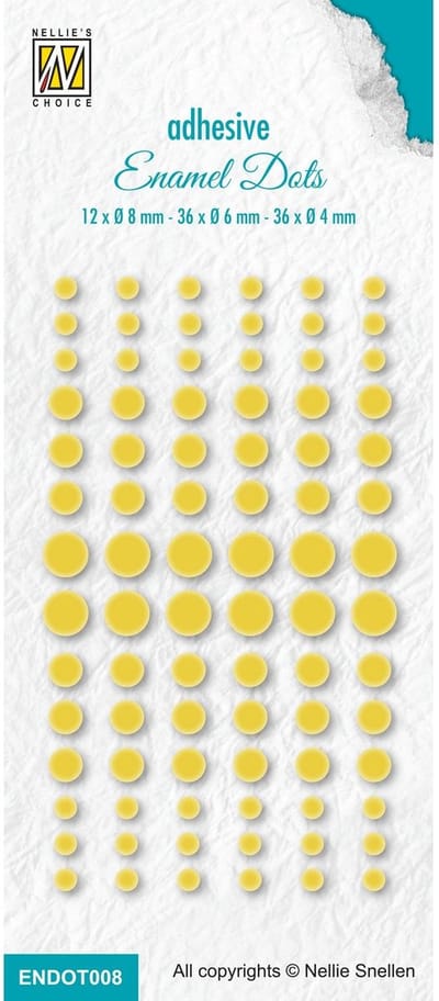 Nellie Snellen Enamel Dots 115C Yellow