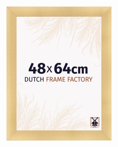 Fotolijst 48x64 cm - MDF - Goud Mat - Praag