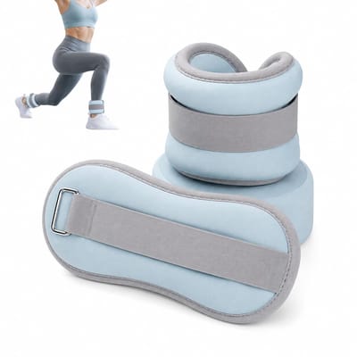 1 paar gewichtsmanchetten, verstelbare gewichten voor benen en armen, 0,75 kg polsgewichten, enkelgewicht voor dames en heren, gym, yoga, dans, aerobics