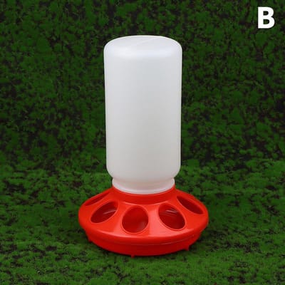 Abreuvoir et mangeoire automatique pour volailles - Distributeur d'eau et de nourriture en plastique durable étanche pour poulets, poulets de chair, volailles