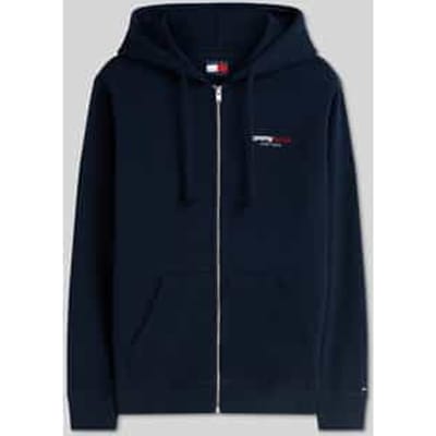 relaxed fit sweatjack van katoenmix