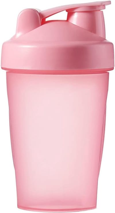 400ml proteine shaker fles met mixer ball - Lekbestendige flip-cap drinkbeker voor fitness poeders, sport en dagelijks hydratatie