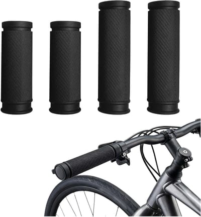 Antislip MTB-stuurgrepen voor mountainbikes - 4 stuks schokabsorberende fietsgrepen met comfortabele grip