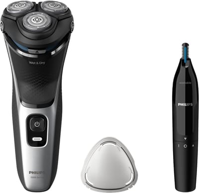 Philips Series 3000 S3143/02 - Scheerapparaat - Scheerapparaat Mannen met Trimmer - Inclusief Neustrimmer - Waterdicht