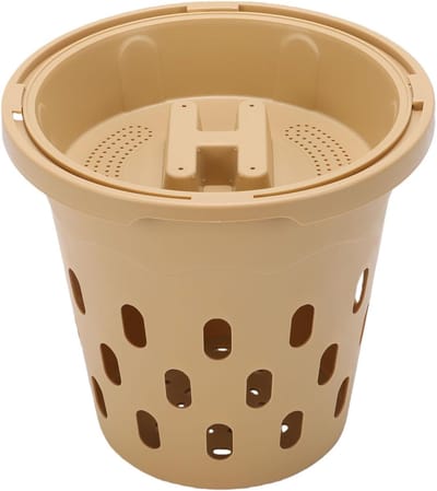 Vermicompostbak Ingebouwd - Ondergrondse Compostbak Keukenafval - Afval Verwerken - Inbouwontwerp Tuin - 26 x 255 x 25 cm - Zwart