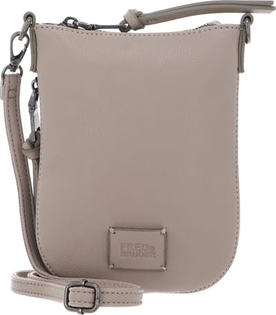 FREDsBRUDER Leren Schoudertas Bestie Essential Bag Sandy Taupe