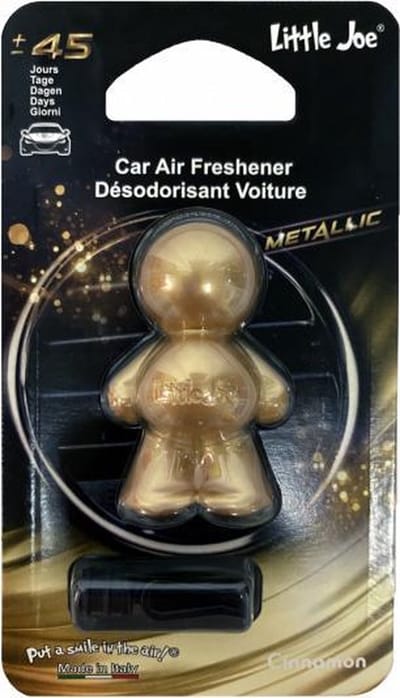 [Little Joe Metallic] [Auto luchtverfrisser voor in de airco] [Cinnamon] [Autogeurtje]