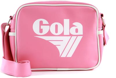 Gola Schoudertas Micro Redford Fluro Pink / White Roze Wit