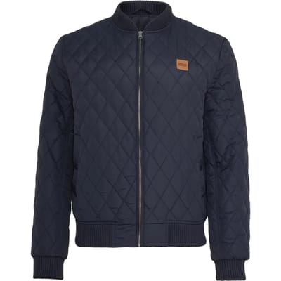 Urban Classics Diamond Quilt Nylon Jacket TB862 Blk maat S