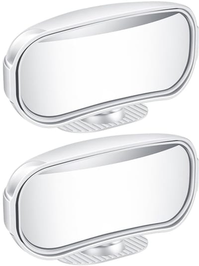 Dailygoods- Dodehoekspiegel - 2 Stuks - Draaibaar - Convex - Hittebestendig - Gebogen Glas - Verhoogt Betrouwbaarheid - Achteruitkijkspiegel