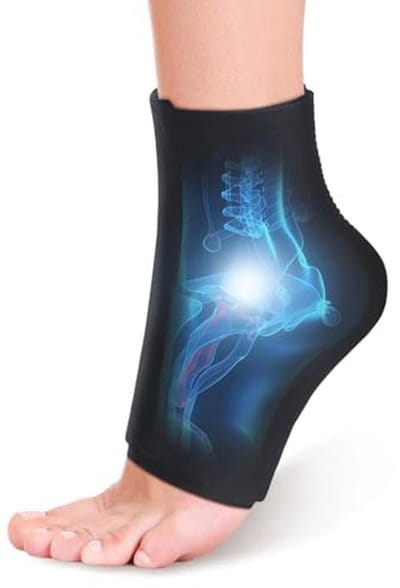 Enkel Ice Pack Wrap voor Warm/Koud Therapie - Voetpijn, Zwelling en Hielpijnverlichting