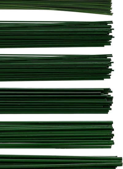 Steekdraad Binddraad Knutseldraad Groen Gelakt Metaal - Diverse Diameters en Lengtes