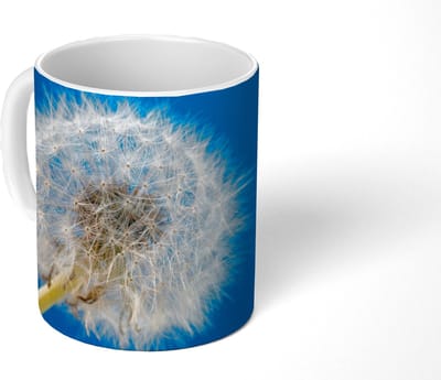 Mok - Koffiemok - Paardenbloem - Bloem - Terras - Mokken - 350 ML - Beker - Koffiemokken - Theemok