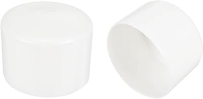 5 Stuks Ronde Buisdoppen Zwart Rubber 60mm Stoelpootdoppen voor Vloerbescherming