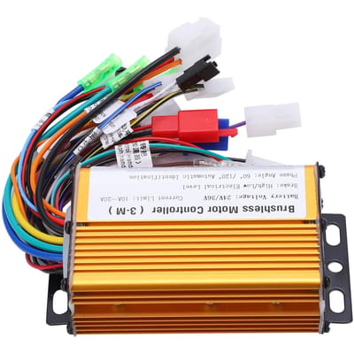 Contrôleur de moteur à onde sinusoïdale 6 tubes 3 modes pour vélo électrique et scooter, sans balais, 3648 V