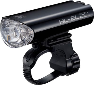 Koplamp Cateye HL-EL160 Led Batterij Zwart