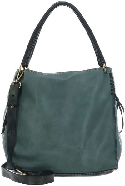 CATERINA LUCCHI Leren schoudertas Anna Shopping Bag Pino donkergroen